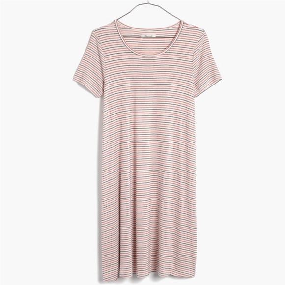 Madewell Dresses & Skirts - Madewell Swingy Tee Dress In Sacramento Stripe